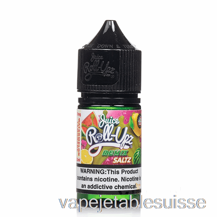 Limonade à La Pastèque Vape Suisse - Jus Roll Upz Remix Sels - 30ml 50mg